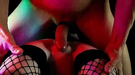 Hard Fucked Sexy Stripper in Nightclub Then Creampied Her Bald Pussy!