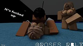 roblox gymnastics sex flips me upside down acrobatic thrill 😵‍💫💦