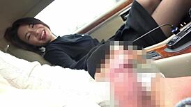 hey beautiful japanese milf with big natural tits wanna flash outdoors in car?