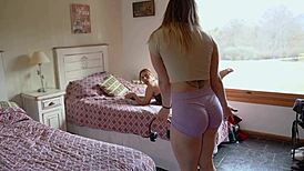 stepsister steals your boyfriend for secret sex while you watch in shock