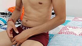 skinny guy whips out cock starts stroking for neighbors?