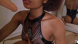 summer starts with cute babe close-up blowjob swallowing cum in mouth