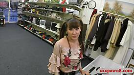 Big titted asian woman gets drilled hard by pawn man in hidden cam