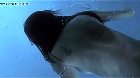 i went skinnydipping nude with sexy asian jack frost by the pool