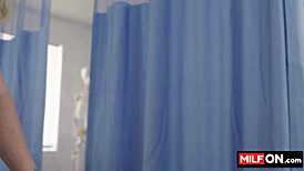 Jenna Starr and Melony Melons slurp huge cock in busty threesome