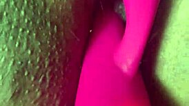 Sexy curvy young Latina amateur cums multiple times with vibrator