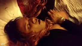 Wife Terrah bends over for husband anal doggystyle in front of camera