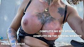 Sabrina Prezotte Swallows Huge Cock Whole!