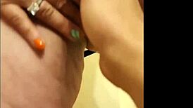 Fat granny wife spreads wide, you eating this chubby shaved pussy till she squirts?