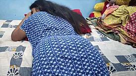 Indian bhabhi charms neighbor into cozy romantic rendezvous evening