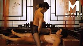 imagine this motherly sexy asian milf su yutang riding cock doggystyle with big tits ass