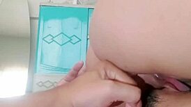 I sneak in to lick that plump asian housewife's dripping wet pussy while her house sits empty.