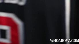 bootylicious ebony babe drops to knees for deep shaved pussy licking and cock sucking