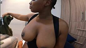 Hey stepsis, touch my big tits if you want, don't be shy, I'll suck you off now