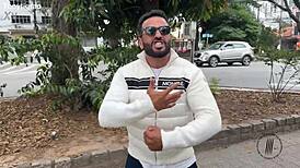 pink pussy trailer in white bathtub