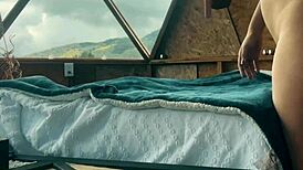 lesbian latinas rip clothes finger pussies with dildos tease in fishnets to music rhythm