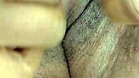 Bbw mom fingers wet pussy while hubby is out