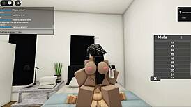 COUPLE FUCKS WILD ON ROBLOX SEXY BIG TITS BOUNCING EVERYWHERE!