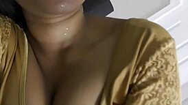 Stepmom's forbidden kisses lead to horny roleplay surrender