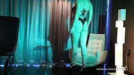 blonde nadia white rims ebony ass then rides big black cock doggystyle