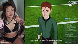 exotiqfox masturbates solo as filipina meru succubus in fans' livestream reaction highlights 1-5