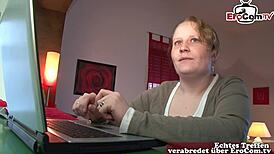 german housewife ready to cheat on stranger cock in casting?