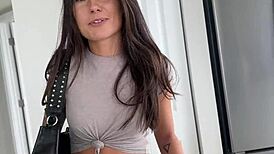 My sneaky teen crush Charlette Mae fucks publicly with Scott Stark outdoors