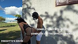 Sabrina Prezotte Swallows Huge Cock Whole!