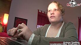 german housewife ready to cheat on stranger cock in casting?