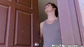 ariel the redhead housewife rips clothes for huge cock anal pounding since husband ignores her