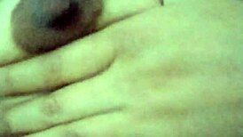 Horny Latina Plays with Small Natural Tits During Massage