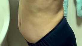 i took bath then licked my soft nipples erect before sex pretty wife