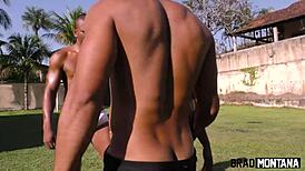 caroline takes double pounding in pussy after ass fails her