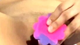 Watch me stuff toys in my tight teen pussy now