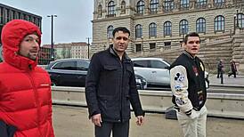 Silvia Dellai wet DAP 3-on-1 double anal cum swallow