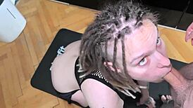 little 18+ teen stretched wide by bodybuilder's rough pussy pounding