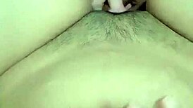 Neighbor's Juicy Hairy Pussy Fingered to Squirting Dripping Climax