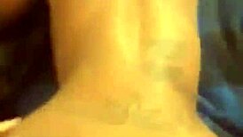 bbc stretches tight ebony pussy to limits before deep creampie finish. monster black cock pounds her relentlessly homemade