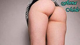 oh man this pawg in short dress n gloves rides that dildo so juicy