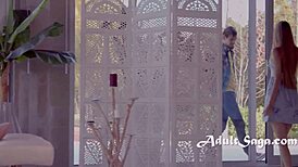 red roses part her slim legs wide open