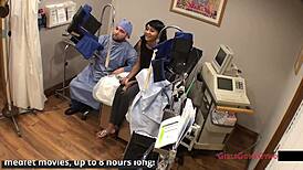 tampa uni exam got wild eliza shields spreading shaved pussy backstage