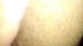 Amateur wife rides huge anal dildo toy deep into her tight ass