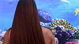 hey sexy tranny, you riding that fat rubber cock deep in your tight ass?