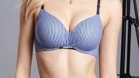 new ai eastern european model bares lingerie secrets in cute barefoot poses