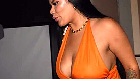 peruvian curvy latina sneaks in sister's room for boyfriend's huge dick pounding