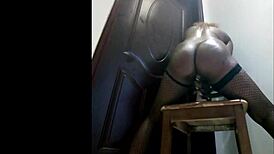 wanna see this big ass bounce wild in fishnets on thick cock? 🍑