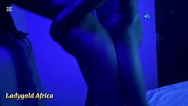 HornyBlack's Steamy Blue Room Threesome Temptation Unfolds