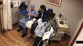 tampa uni exam got wild eliza shields spreading shaved pussy backstage