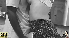 Chayenhy endures pele's massive black cock pounding in construction trailer