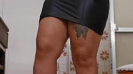 ever thought about flashing your big ass while getting ready for your first amateur job?